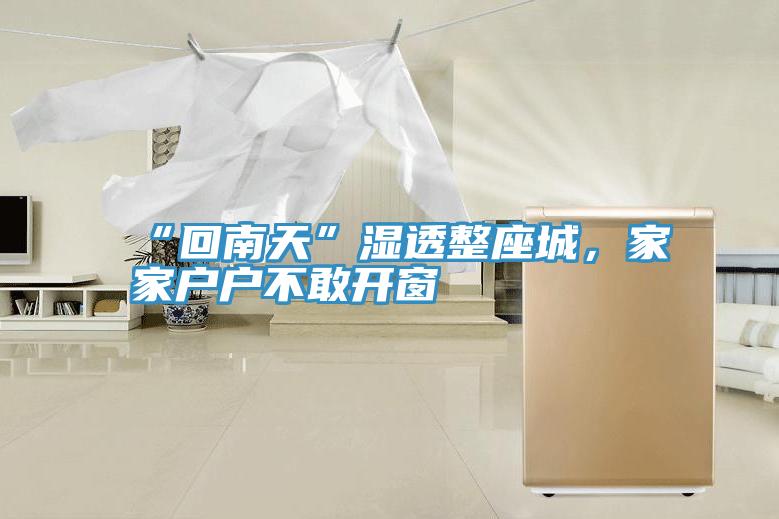 “回南天”濕透整座城，家家戶戶不敢開窗