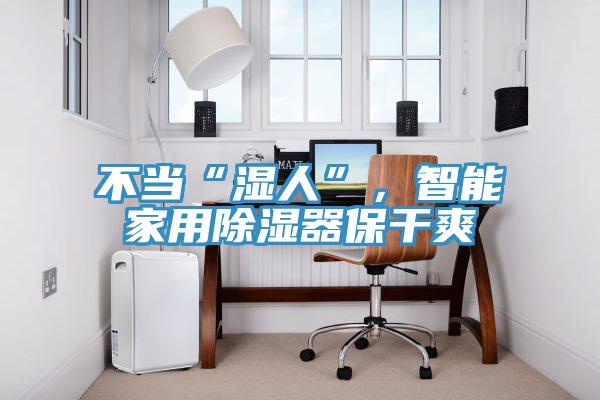 不當“濕人”，智能家用除濕器保幹爽