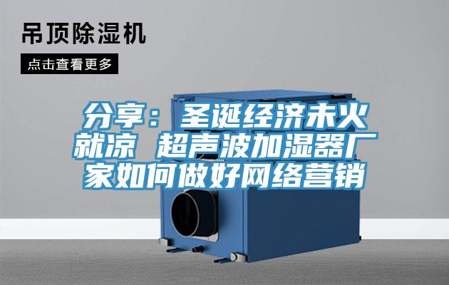 分享：聖誕經濟未火就涼 超聲波加濕器廠家如何做好網絡營銷
