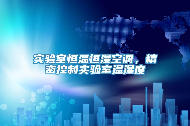 實驗室恒溫恒濕空調，精密控製實驗室溫濕度