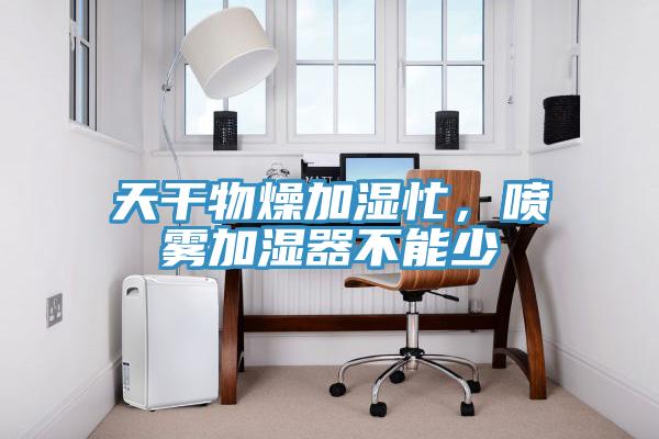 天幹物燥加濕忙，噴霧加濕器不能少