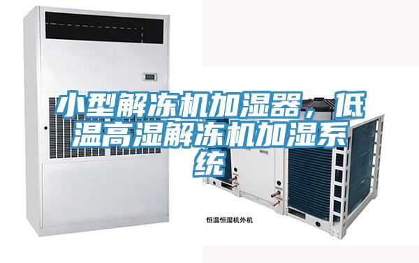 小型解凍機加濕器，低溫高濕解凍機加濕係統