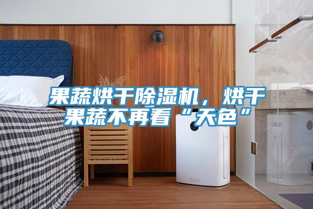 果蔬烘幹好色先生在线播放，烘幹果蔬不再看“天色”