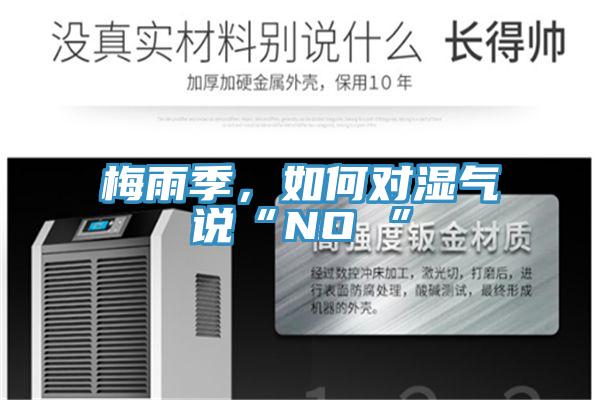 梅雨季，如何對濕氣說“NO ”