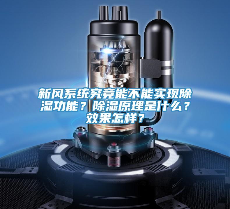 新風係統究竟能不能實現除濕功能？除濕原理是什麽？效果怎樣？