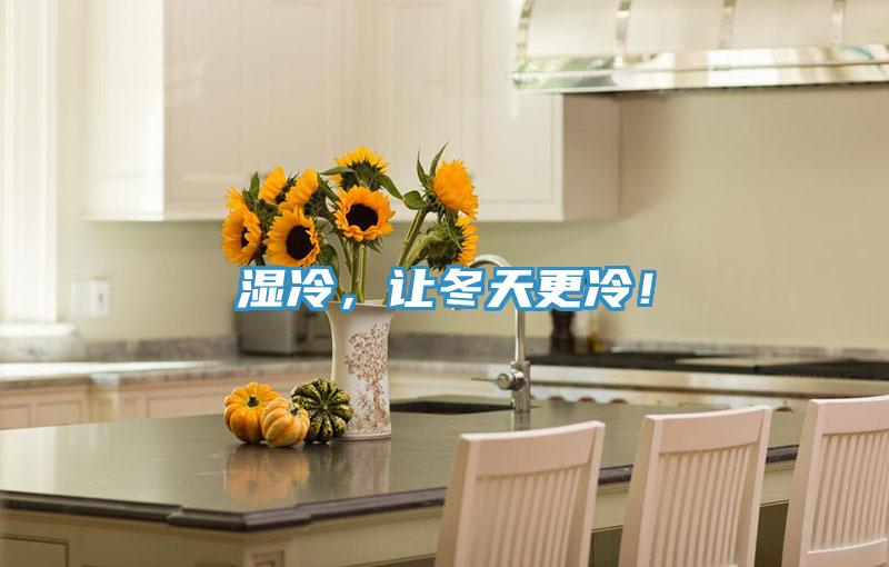 濕冷，讓冬天更冷！