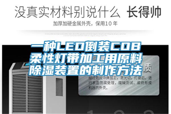 一種LED倒裝COB柔性燈帶加工用原料除濕裝置的製作方法