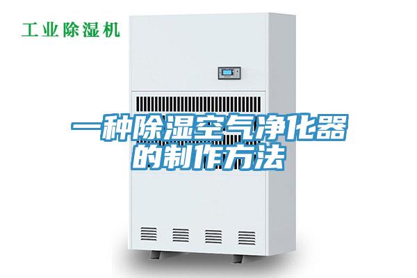 一種除濕空氣淨化器的製作方法