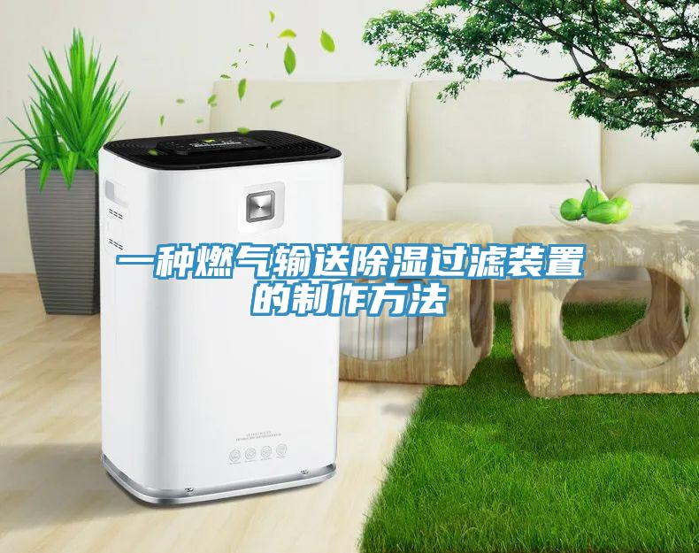 一種燃氣輸送除濕過濾裝置的製作方法