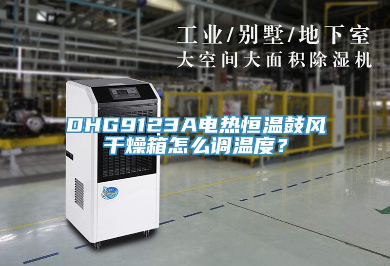 DHG9123A電熱恒溫鼓風幹燥箱怎麽調溫度？
