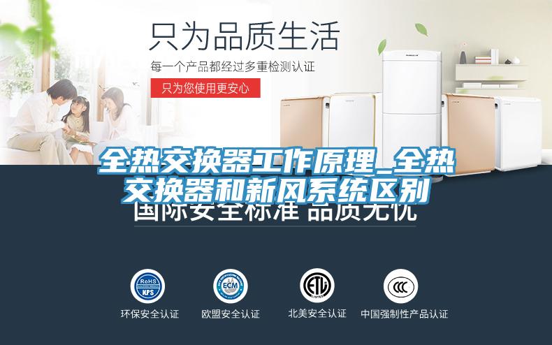 全熱交換器工作原理_全熱交換器和新風係統區別