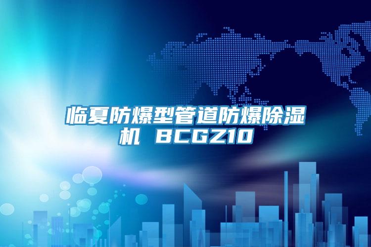 臨夏防爆型管道防爆好色先生在线播放 BCGZ10