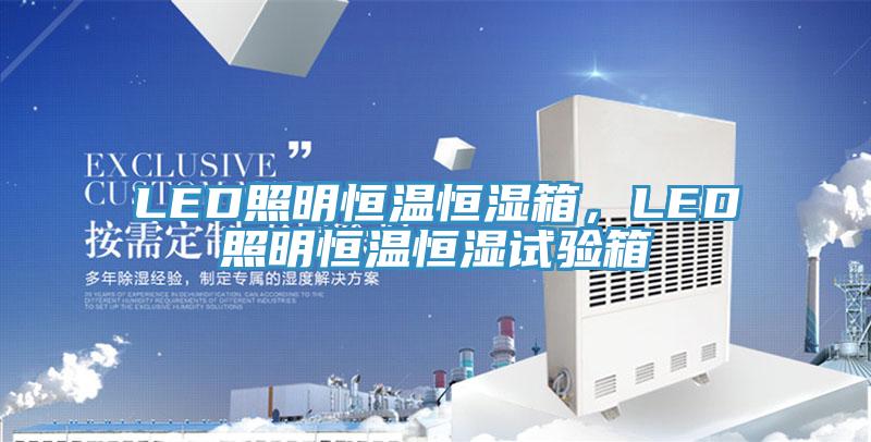 LED照明恒溫恒濕箱，LED照明恒溫恒濕試驗箱