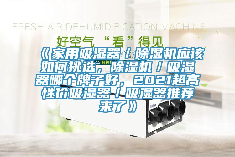 《家用吸濕器／好色先生在线播放應該如何挑選，好色先生在线播放／吸濕器哪個牌子好，2021超高性價吸濕器／吸濕器推薦來了》
