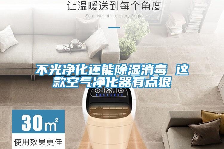 不光淨化還能除濕消毒 這款空氣淨化器有點狠