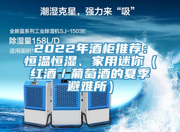 2022年酒櫃推薦：恒溫恒濕、家用迷你（紅酒／葡萄酒的夏季避難所）