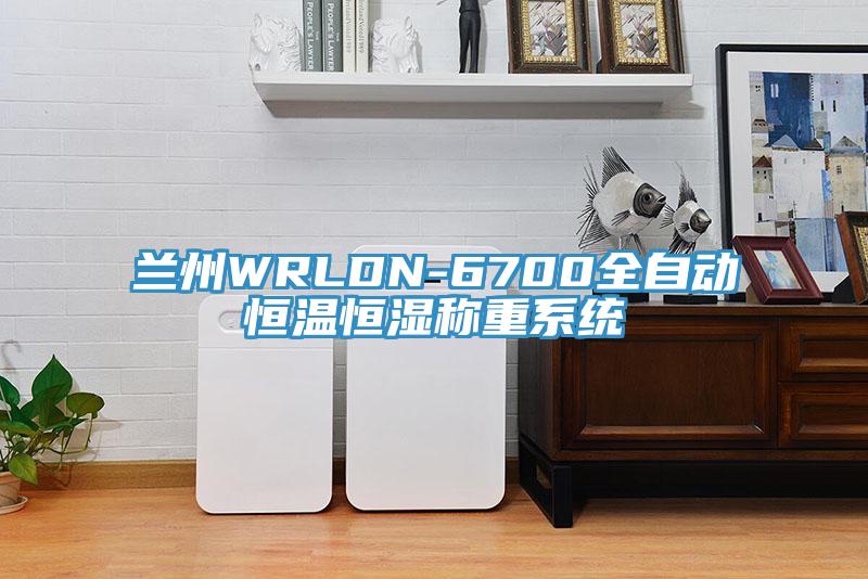 蘭州WRLDN-6700全自動恒溫恒濕稱重係統