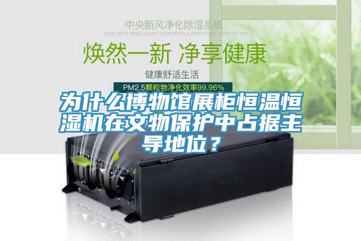 為什麽博物館展櫃恒溫恒濕機在文物保護中占據主導地位？