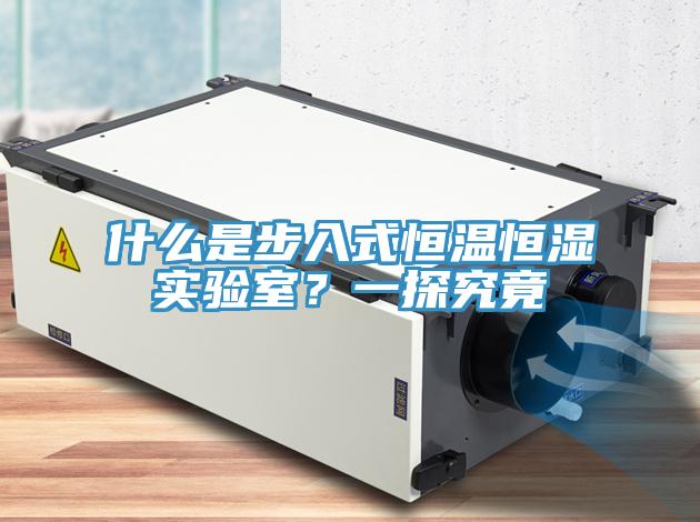 什麽是步入式恒溫恒濕實驗室?一探究竟