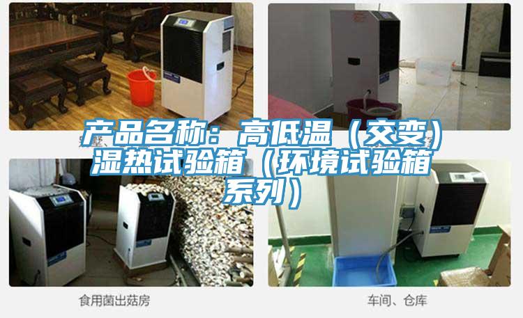 產品名稱：高低溫（交變）濕熱試驗箱（環境試驗箱係列）