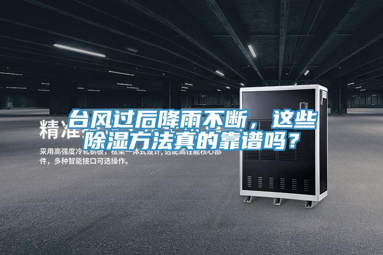 台風過後降雨不斷，這些除濕方法真的靠譜嗎？