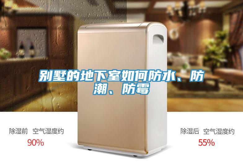 別墅的地下室如何防水、防潮、防黴