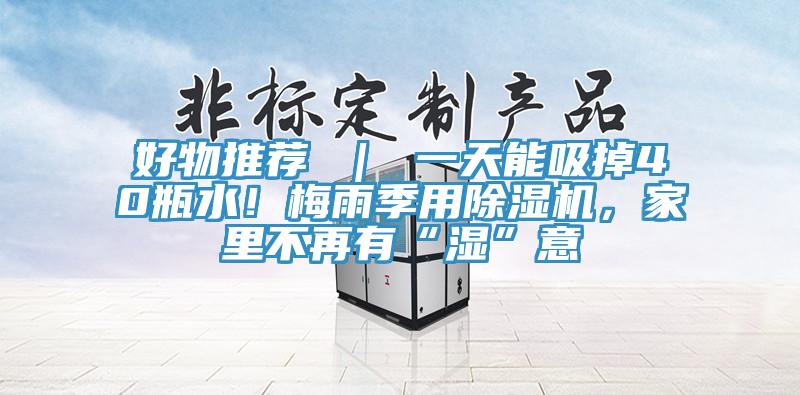好物推薦 | 一天能吸掉40瓶水!梅雨季用好色先生在线播放,家裏不再有“濕”意