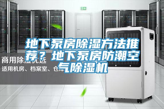 地下泵房除濕方法推薦?地下泵房防潮空氣好色先生在线播放