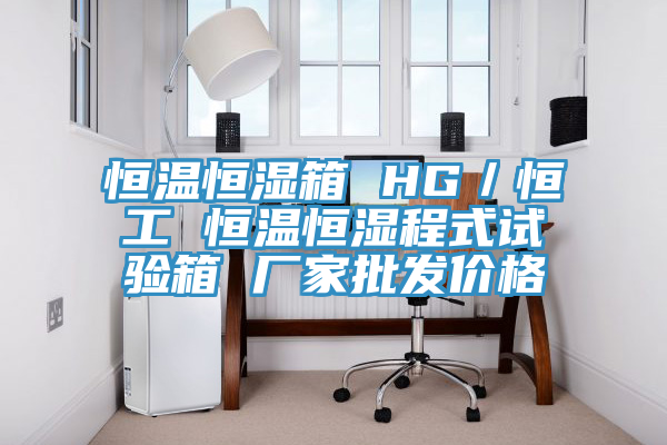 恒溫恒濕箱 HG/恒工 恒溫恒濕程式試驗箱 廠家批發價格