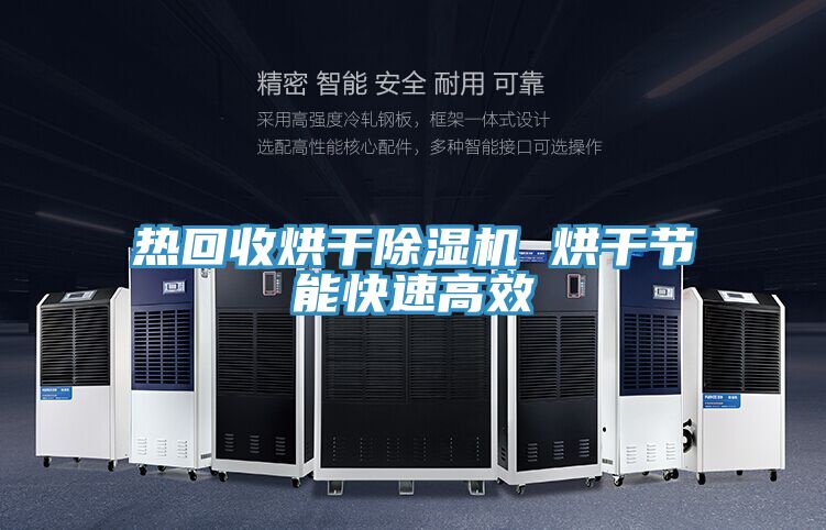 熱回收烘幹好色先生在线播放 烘幹節能快速高效