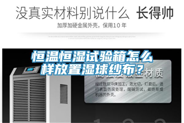 恒溫恒濕試驗箱怎麽樣放置濕球紗布?