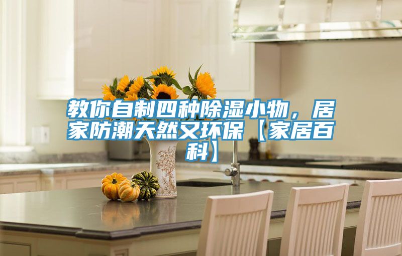 教你自製四種除濕小物,居家防潮天然又環保【家居百科】