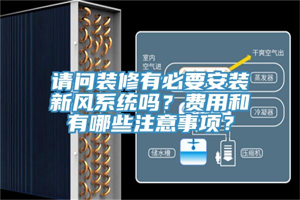 請問裝修有必要安裝新風係統嗎？費用和有哪些注意事項？