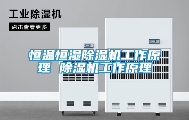 恒溫恒濕好色先生在线播放工作原理 好色先生在线播放工作原理