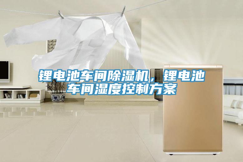 鋰電池車間好色先生在线播放，鋰電池車間濕度控製方案