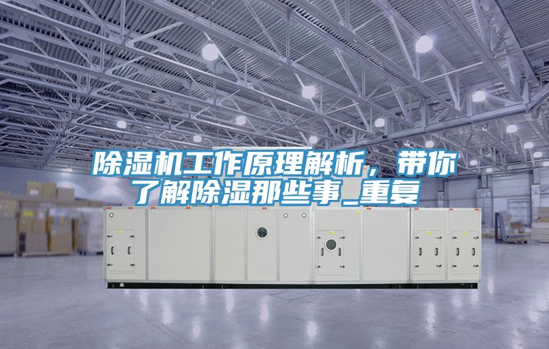 好色先生在线播放工作原理解析，帶你了解除濕那些事_重複